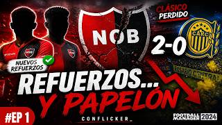 LLEGARON REFUERZOS... y primera jornada de Clásico | Newell's FM24 || FOOTBALL MANAGER 2024