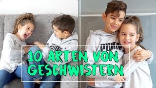 10 Arten von Geschwistern |  Milan und Esila | Kinderkanal Kinderspiel