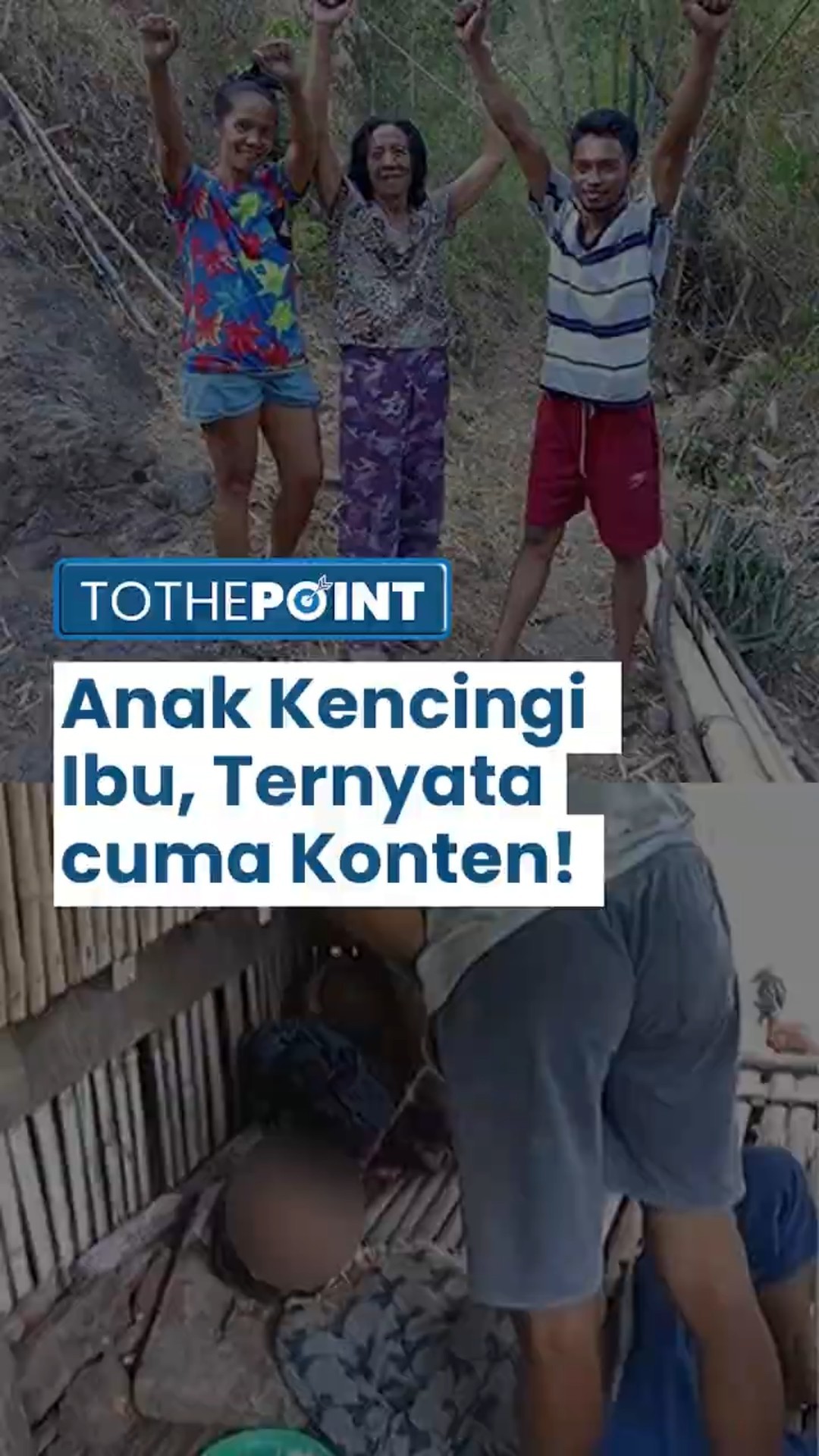 TERUNGKAP! Video Viral Anak Kencingi Ibu yang Terbaring Ternyata Cuma Konten, Warganet Makin Geram!