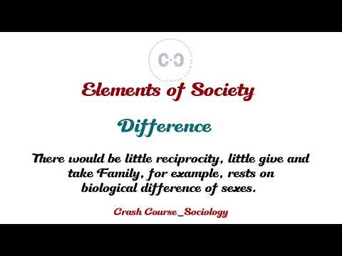Elements Of Society In Sociology || Elements Of Society