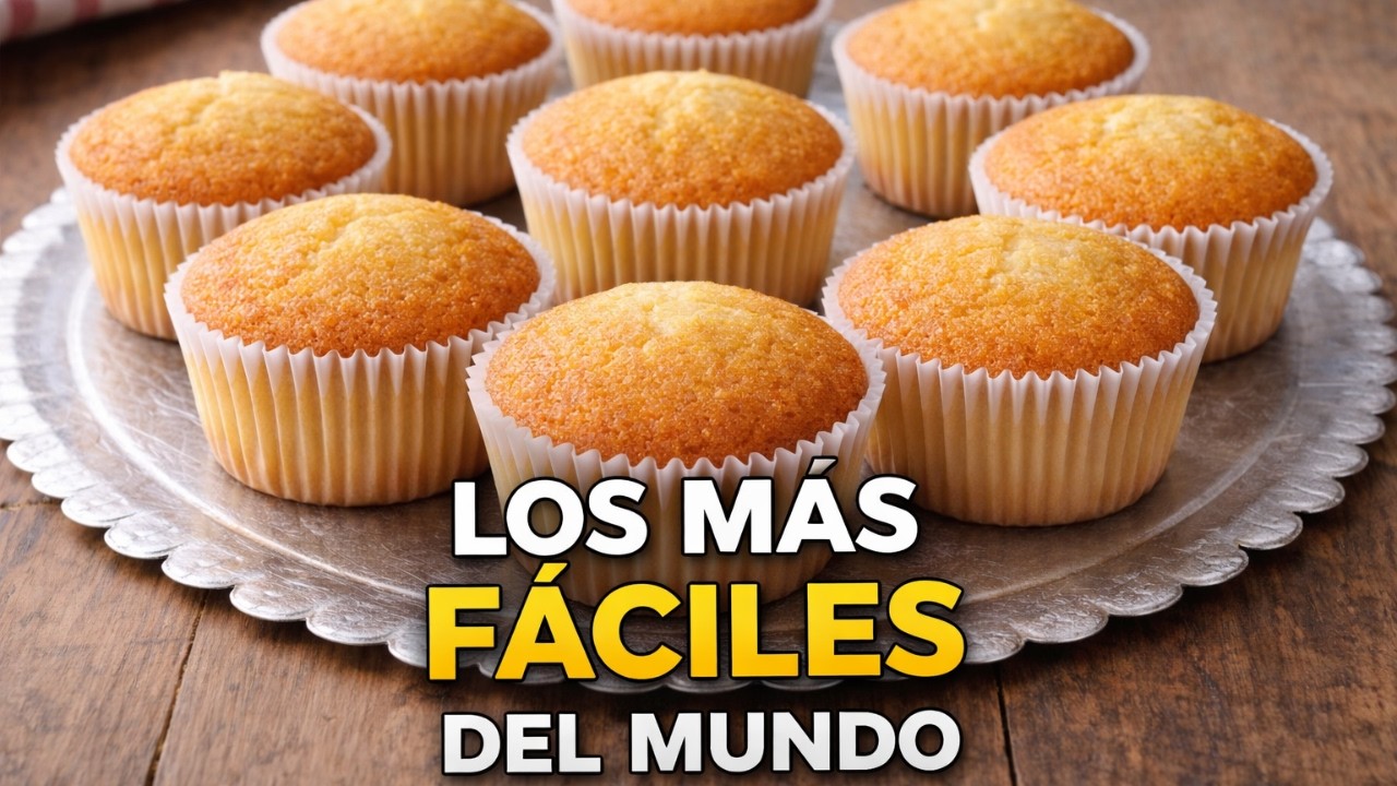 Los cupcakes más fáciles del mundo (sin mantequilla y con aceite)