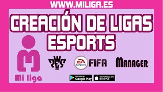LIGA PES, FIFA Y MÁNAGER | PORTAL MI LIGA | Crear Ligas Esport screenshot 3