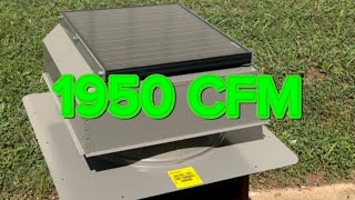 Attic Breeze | Super powerful solar attic fan walk through and review. #roofing #review #atticfans