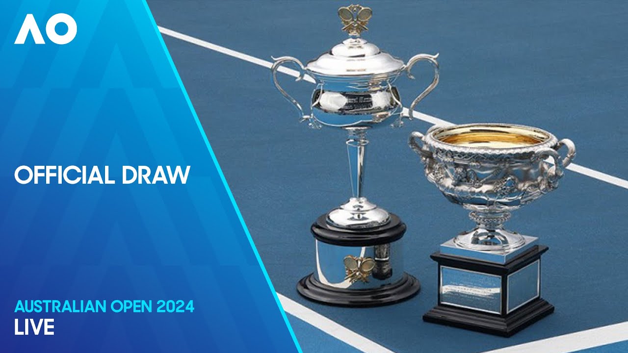 LIVE Official Draw Australian Open 2024 YouTube