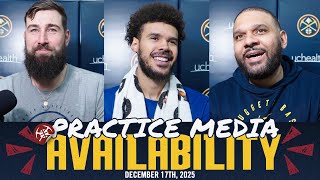 Denver Nuggets Practice Media | 12/17/25 🎙