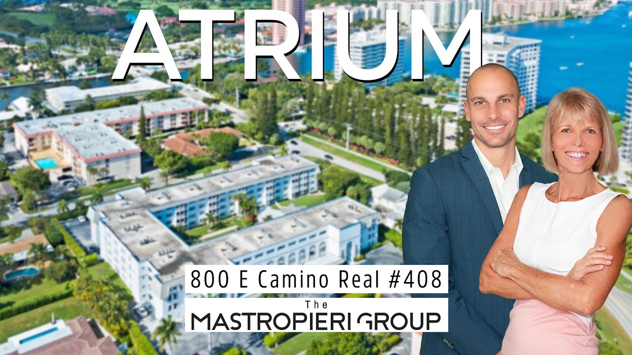 Boca Raton Florida Condo | Atrium | 800 E Camino Real 408