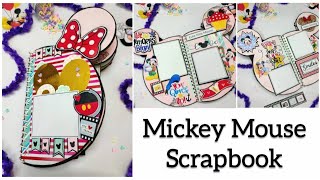 Mickey Mouse Scrapbook | Semi circle Album