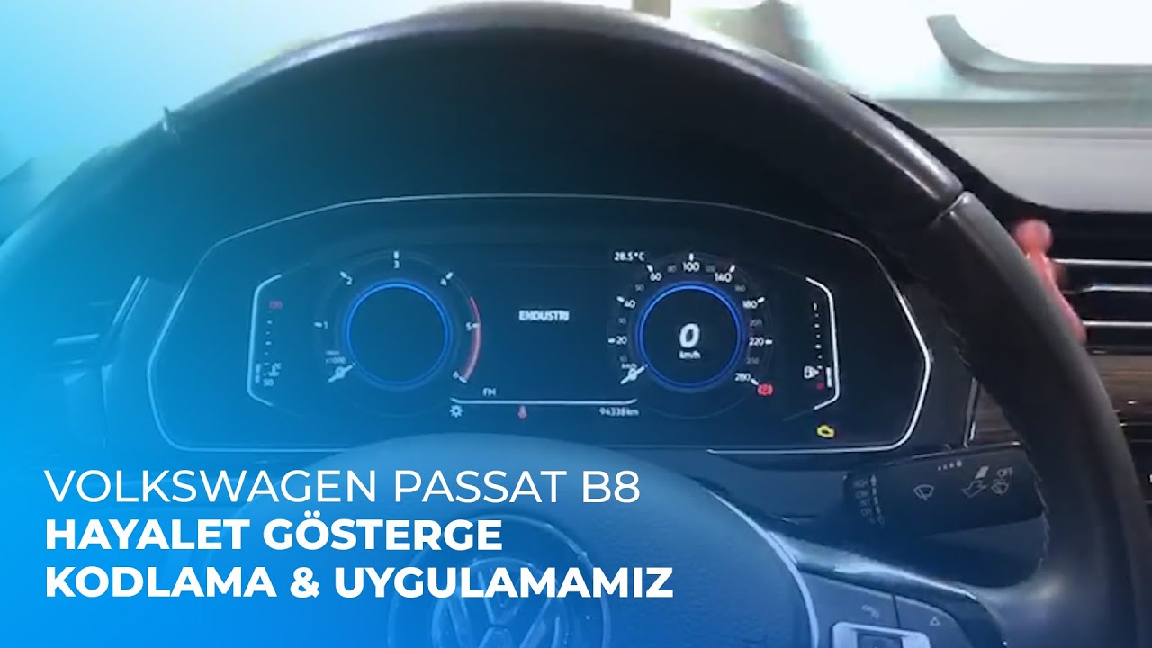 Volkswagen Passat B8 // Hayalet Gösterge Kodlama & Uygulamamız