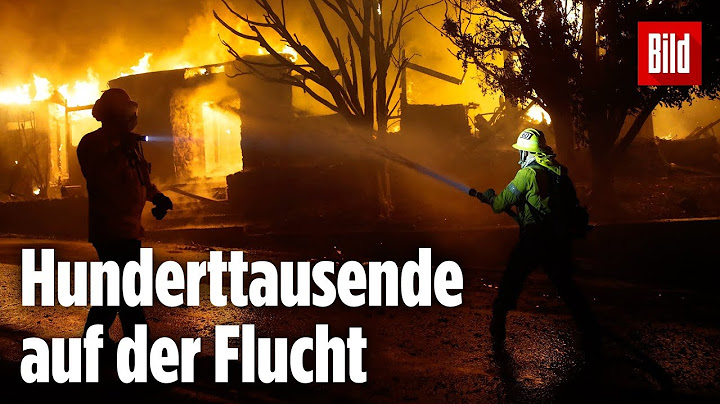 185.000 Menschen auf der Flucht vor Feuer | Notstand in Kalifornien