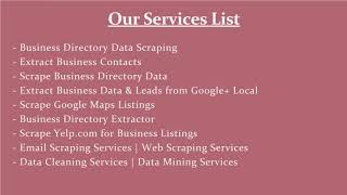 Extracting Plumbers Email List from Yelp