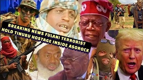 E Don Happen Tërrörist houdt Tinubu gegijzeld in Asorock terwijl APC Trump om hulp smeekt