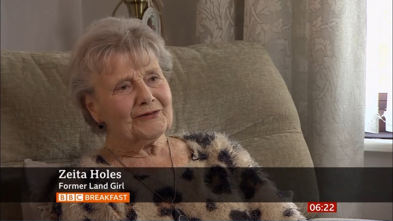 Zeita Holes & the women's Land Army (WWII) (UK) - BBC News - 24th February 2020