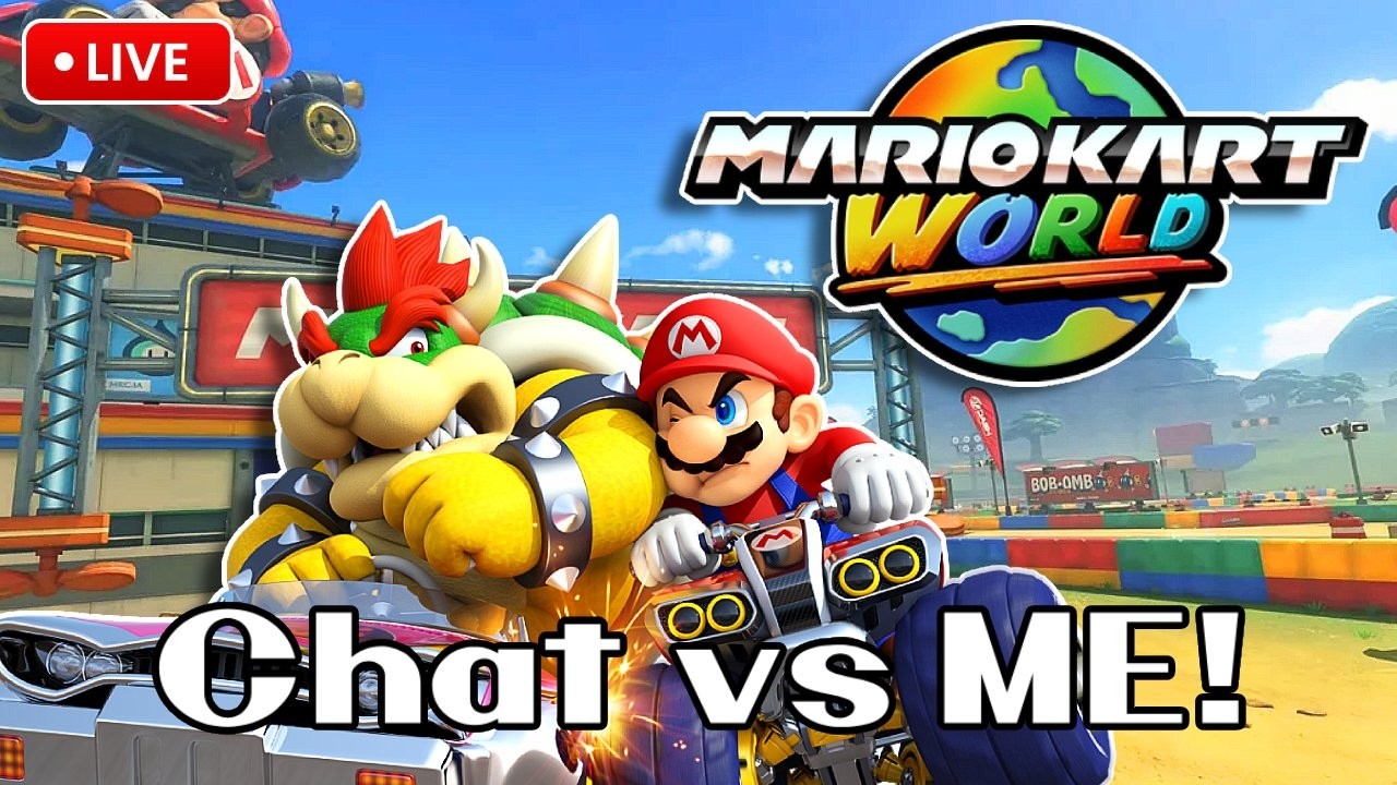 🔴Live - YOU vs EVERYONE! Mario Kart World With The Viewers (JOIN NOW)