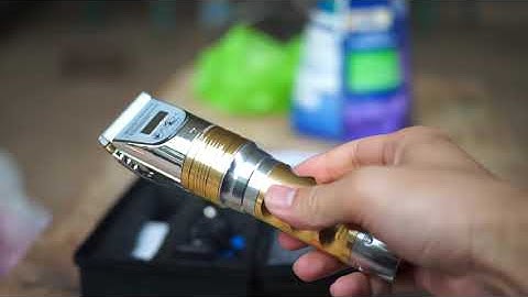 Mở Hộp Tông Đơ Cắt Tóc Chuyên Nghiệp HUERBO F10 Cao Cấp 2 Pin Cực Trâu