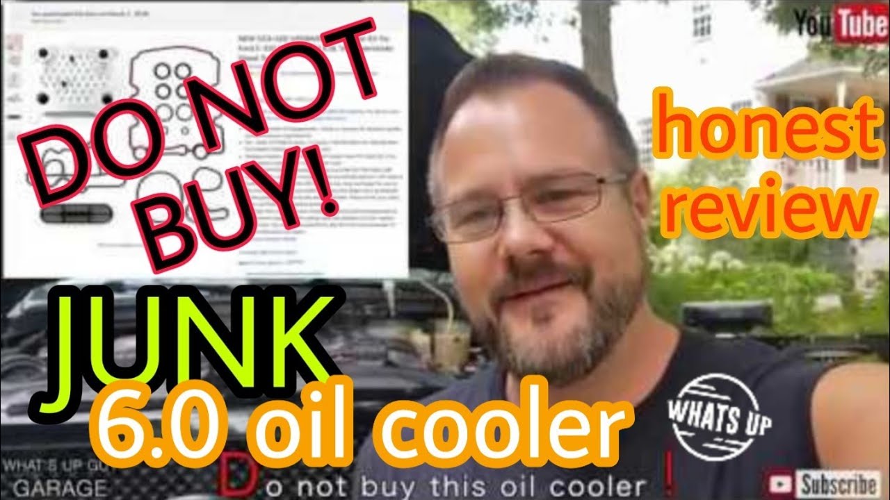 2006 FORD 6.0 Oil Cooler UPDATE BigBlack YouTube