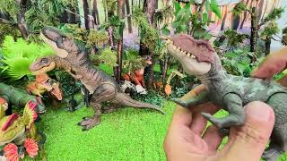 Huge of Jurassic World Collection: T-REX, Alioramus, Dilophosaurus, Mosasaurus, Indominus Rex & more