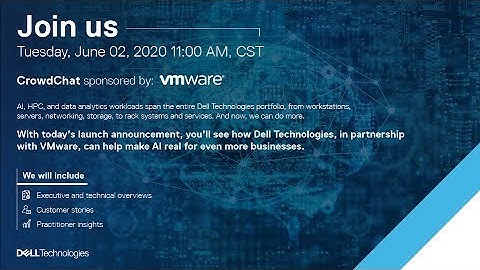 Making Artifical Intelligance Real With Dell & VMware