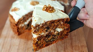 The Secret to the Best Carrot Cake Recipe! Soft and so delicious! 🔝👌😋