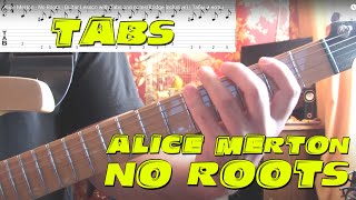 Video thumbnail of "Alice Merton - No Roots | Guitar Lesson with Tabs and notes(Bridge inclusive) | Табы и ноты"
