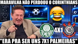 😂MARAVILHA DIDN'T HOLD BACK AFTER PALMEIRAS 4-1 CORINTHIANS! 