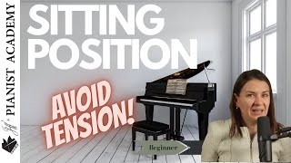 How to sit in front of the piano.
