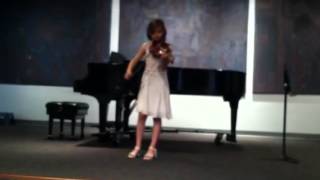 Allison Parker Playing Bach Gavotte