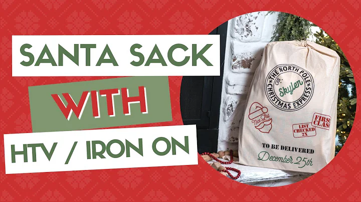 DIY Cricut Santa Sacks Made Easy