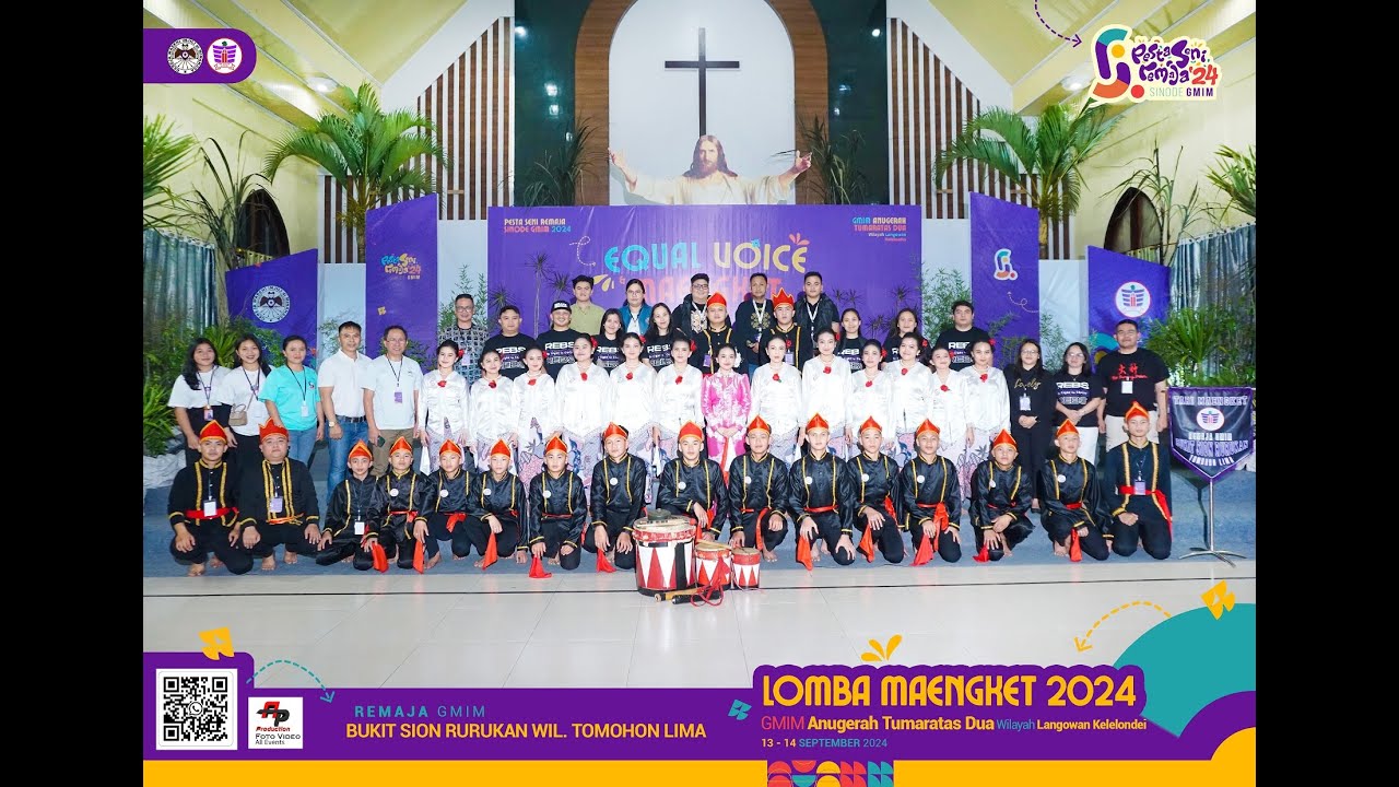 TARIAN MAENGKET REMAJA GMIM BUKIT SION RURUKAN - PESTA SENI REMAJA SINODE GMIM TAHUN 2024