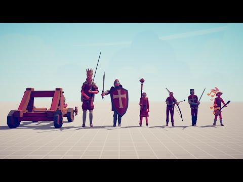 MEDIEVAL FACTION vs EVERY UNIT - Totally Accurate Battle Simulator TABS