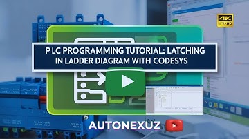 PLC Programming Tutorial Latching in Ladder Diagram with Codesys [4k]