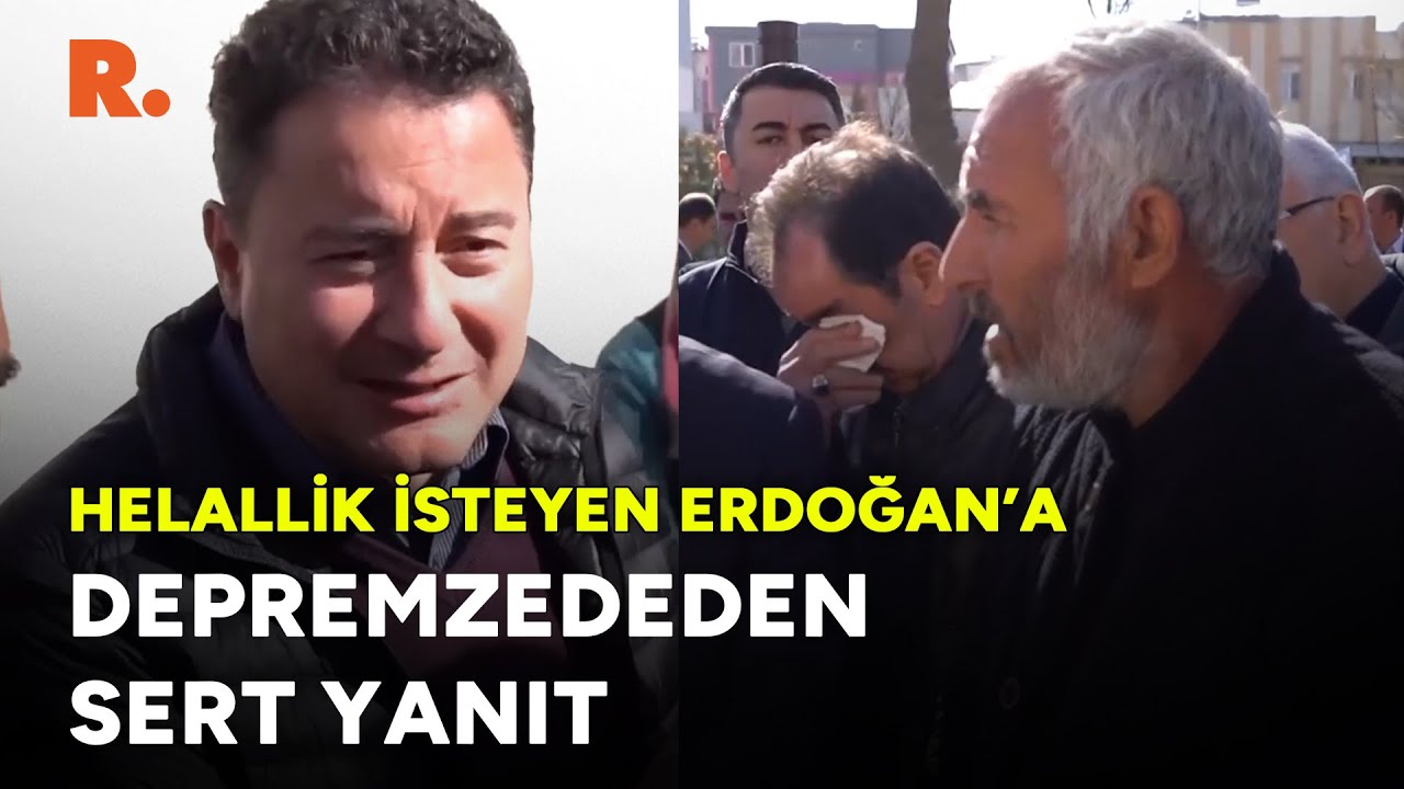 Helallik isteyen Erdoğan'a depremzededen yanıt! 