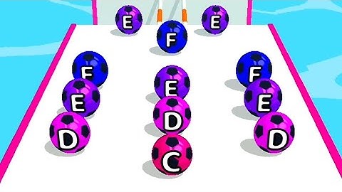 AZ Run 🏀 ABC Ball Runner All Level Walkthrough New Update Gameplay Part 2