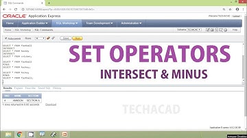 Oracle Tutorial - Set Operators INTERSECT & MINUS