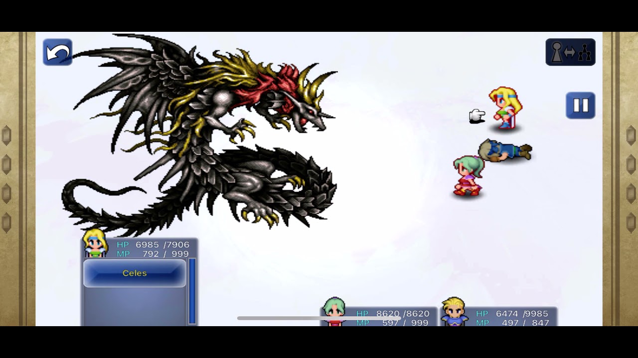 FFVI iOS - Kaiser Dragon Boss Rush