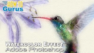 watercolor photoshop effect cc tutorial