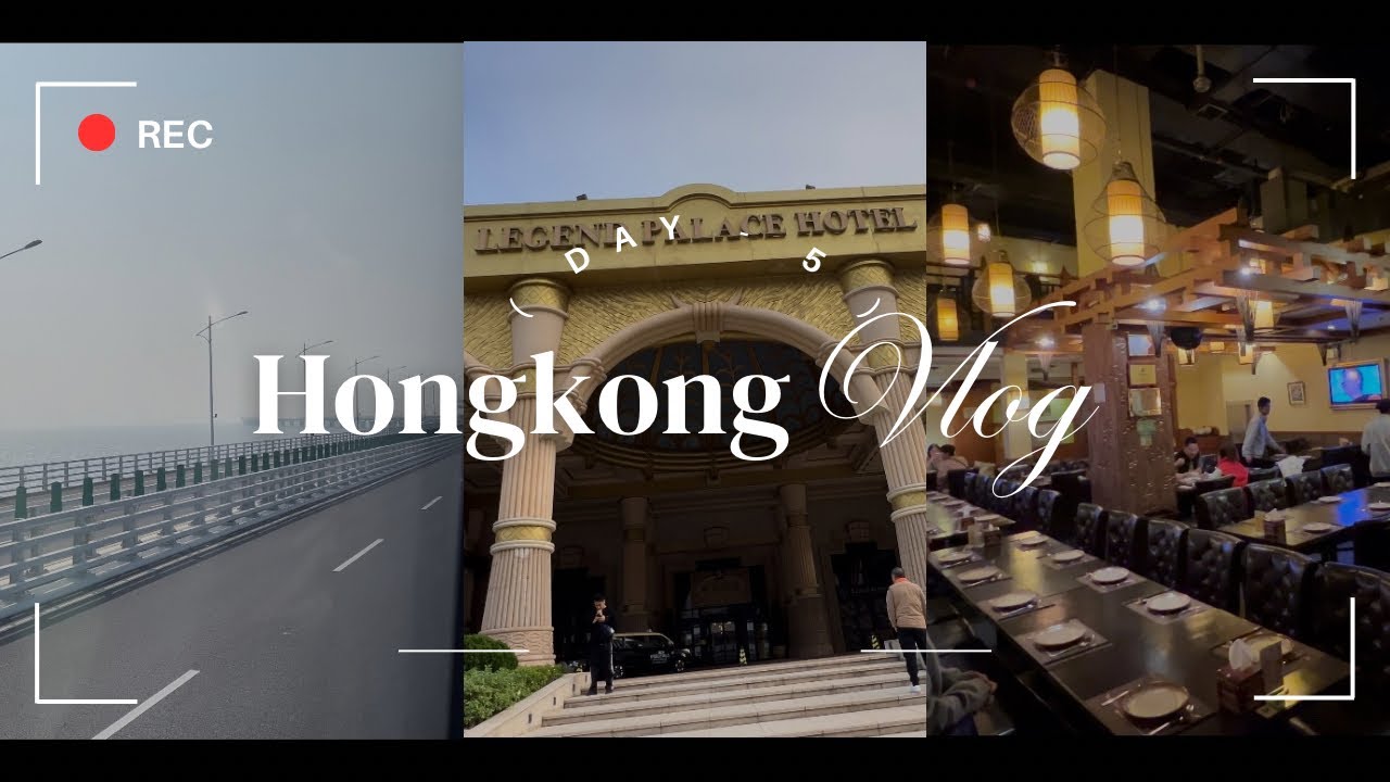 Day - 5 Hongkong Trip | Naik Bus Dari Hongkong Ke Macau, Nginap Di Hotel Legend Palace Macao