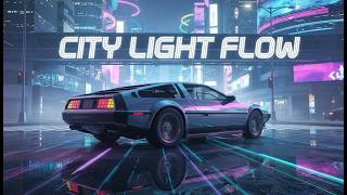 Night Lights Symphony Synthwave Retro Highway Escape