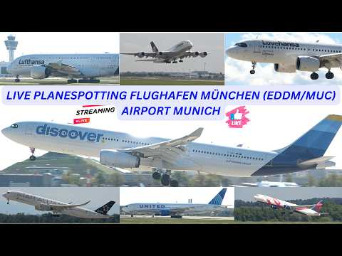 Live Planespotting München Airport 08.04.26 #live #livestream #aviation