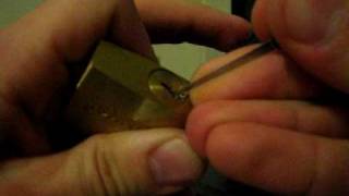 Brinks max security padlock picked (finally)