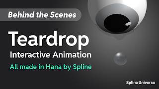 Teardrop - Motion graphic animation using Hana by Spline