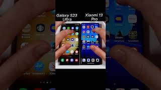 Galaxy S23 ultra vs Xiaomi 13 pro speed test !!