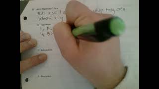 AP Stats - Linear Regression T Interval & Test for Slope