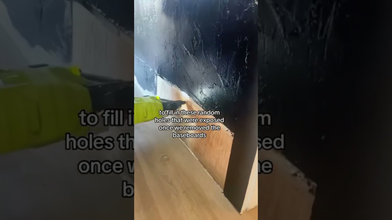 Painting our accent wall black