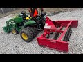 John Deere 1025R & Woods 6' Land Plane Setup