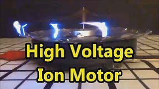 Homemade Ion Motor🔹High Voltage Motor That Creates Ozone.