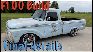 '64 F100 Build! Working out the final details.