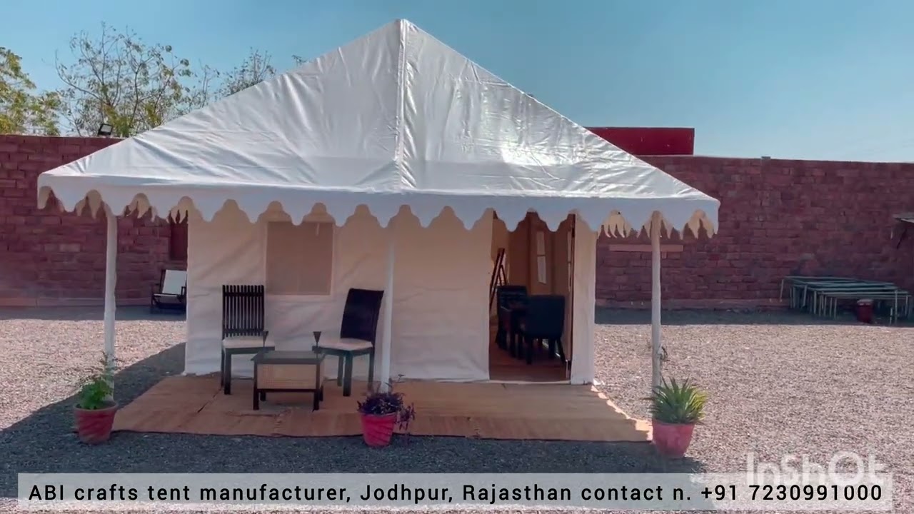 Swiss cottage tent | luxury Swiss tent | Tent manufacturer  | jodhpuri tent | Abi crafts tent manuf.