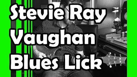 Stevie Ray Vaughan E Blues Lick