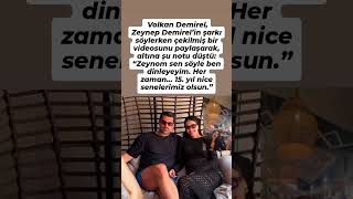 Volkan Demirel Zeynep Demirel Şarkı Söylerken Çekilmiş Bir Zeynom Sen Söyle Ben Dinleyeyim