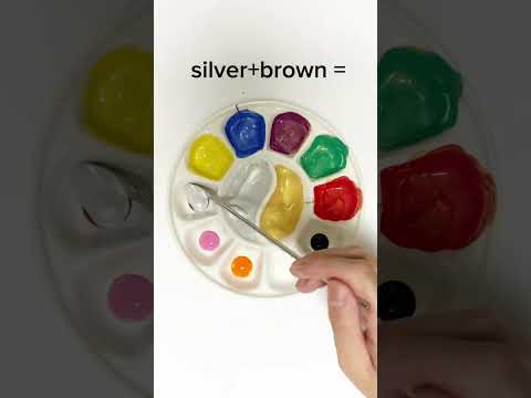 What color do you think the mixture will be? #asmr #colormixing